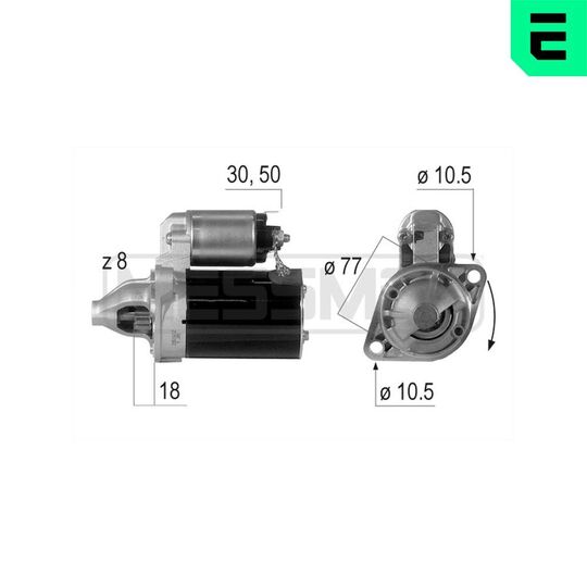 220595 - Startmotor 