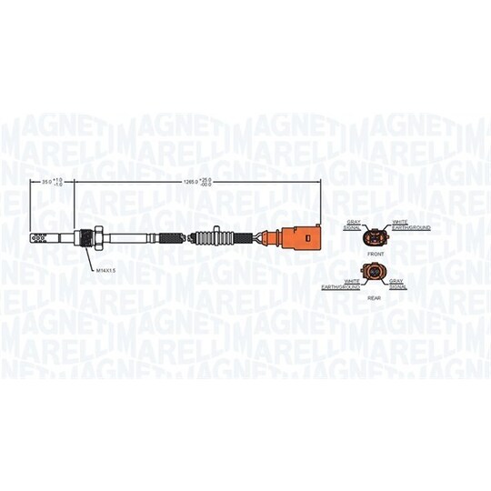 172000153010 - Sensor, exhaust gas temperature 