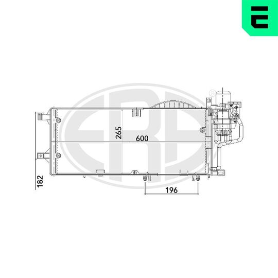 667100 - Condenser, air conditioning 