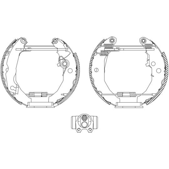 84033301 - Brake Shoe Set 