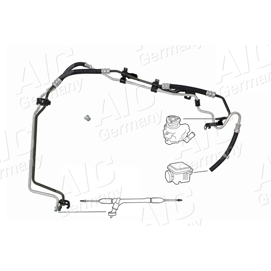 58921Set - Hydraulic Hose, steering system 