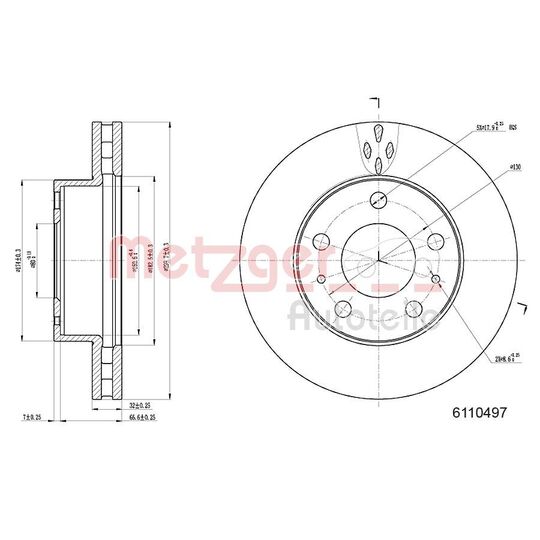 6110497 - Brake Disc 