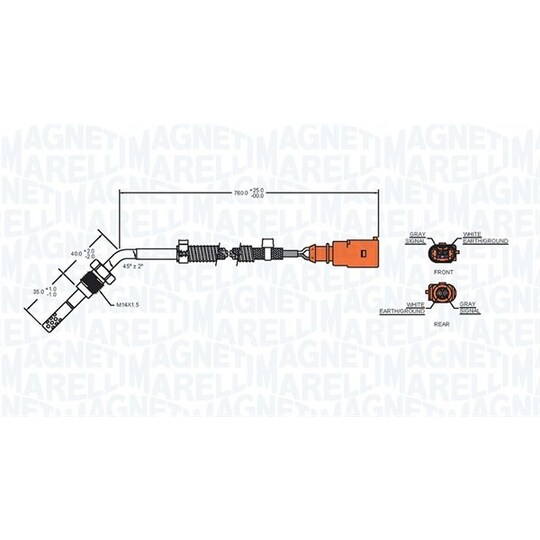 172000217010 - Sensor, exhaust gas temperature 