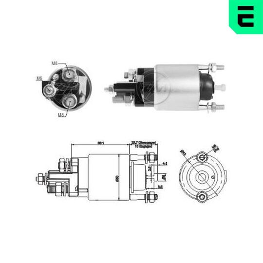 ZM3708 - Magnetlülitus, starter 