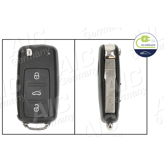 57572 - Housing, car key 