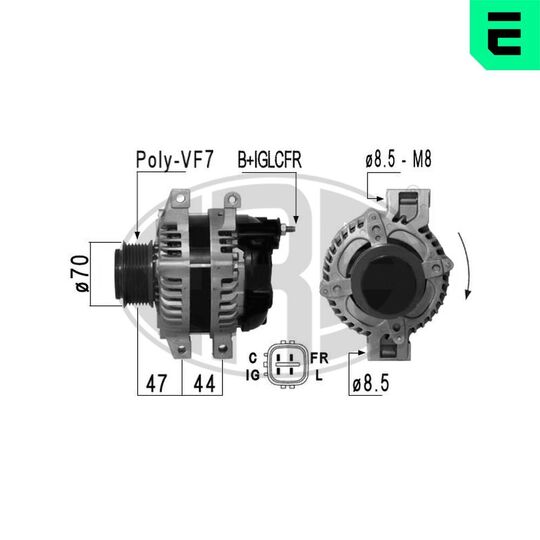 210844A - Alternator 