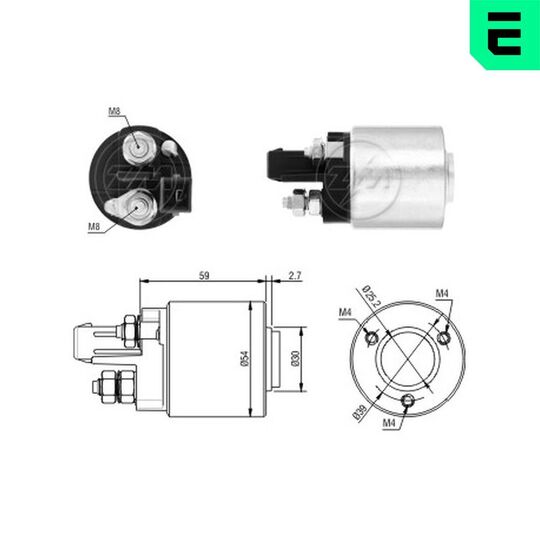 ZM5492 - Solenoid Switch, starter 