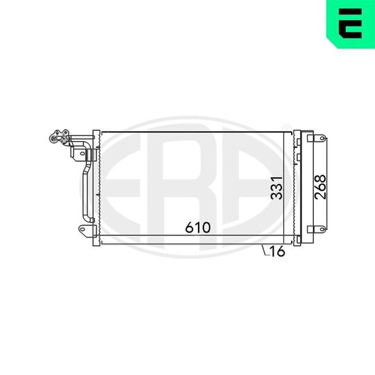 667026 - Condenser, air conditioning 