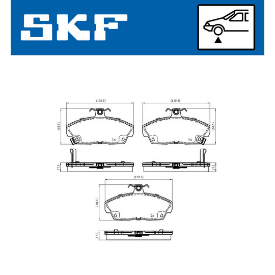 VKBP 80479 A - Brake Pad Set, disc brake 