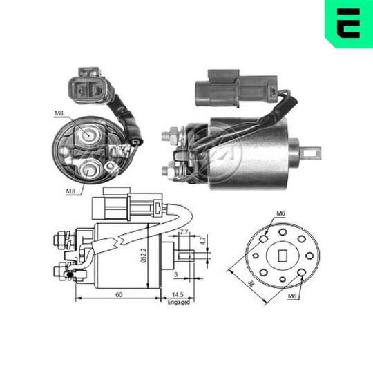 ZM1713 - Magnetlülitus, starter 