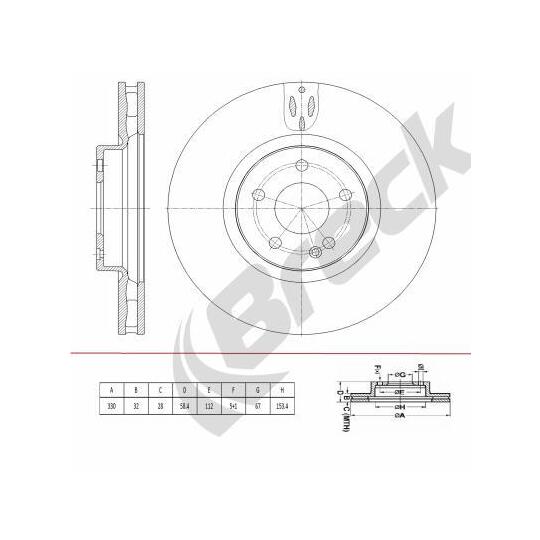 BR 437 VA100 - Brake Disc 