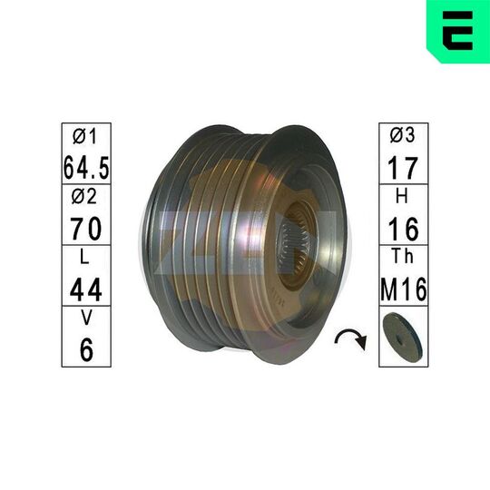 ZN5631 - Alternator Freewheel Clutch 