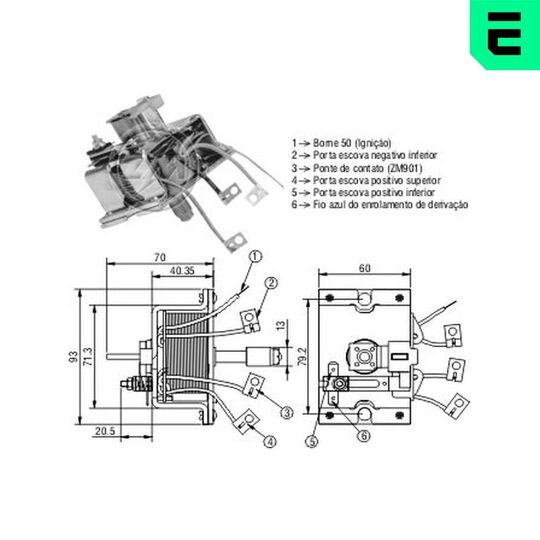 ZM2902 - Magnetlülitus, starter 