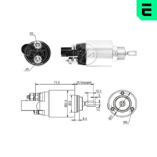 ZM381 - Magnetlülitus, starter 