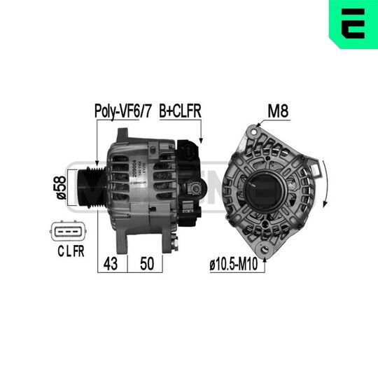 209004 - Alternator 