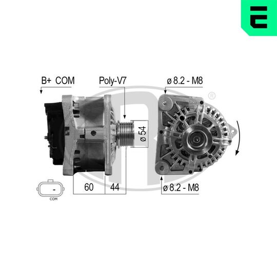 210700A - Alternator 