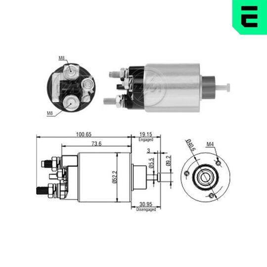 ZM6860 - Magnetlülitus, starter 