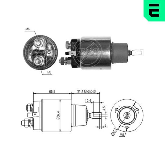 ZM975 - Magnetlülitus, starter 