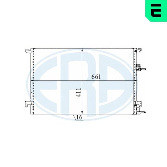 667177 - Condenser, air conditioning 