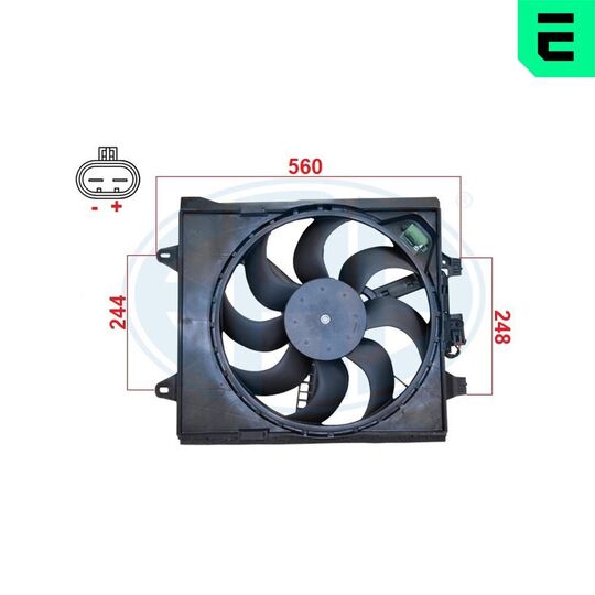 352147 - Fan, radiator 