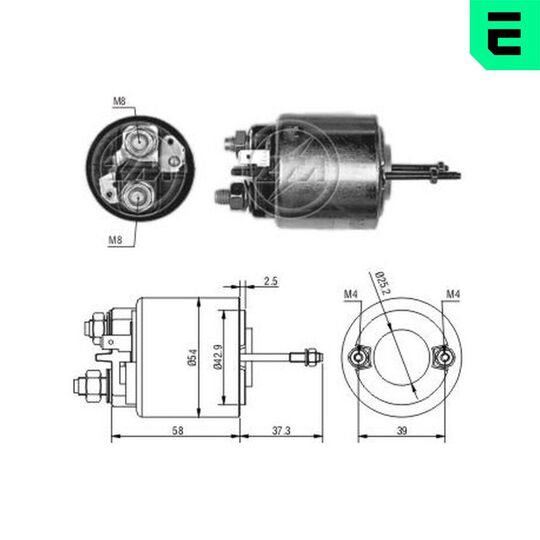 ZM597 - Magnetlülitus, starter 