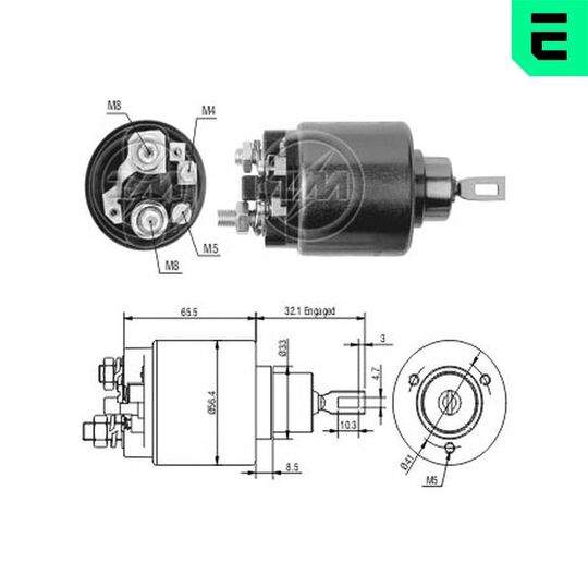 ZM571 - Solenoid Switch, starter 