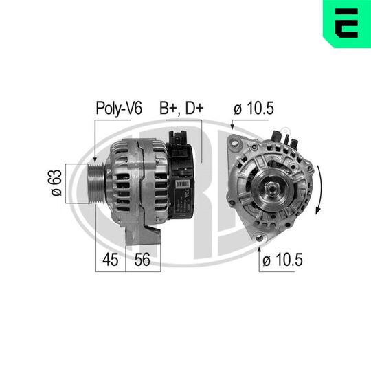 210216A - Alternator 