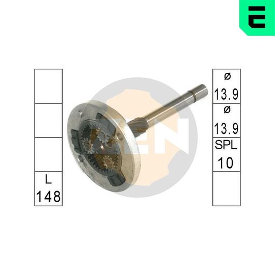 ZN12692 - Rep.sats, planetväxel-startmotor 