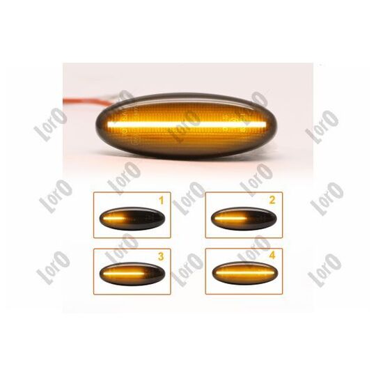 L30-140-004LED-SD - Blinklyktor, sats 