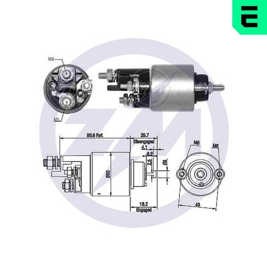 ZM2708 - Magnetlülitus, starter 