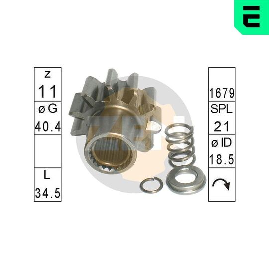 ZN12954 - Pinion, starter 