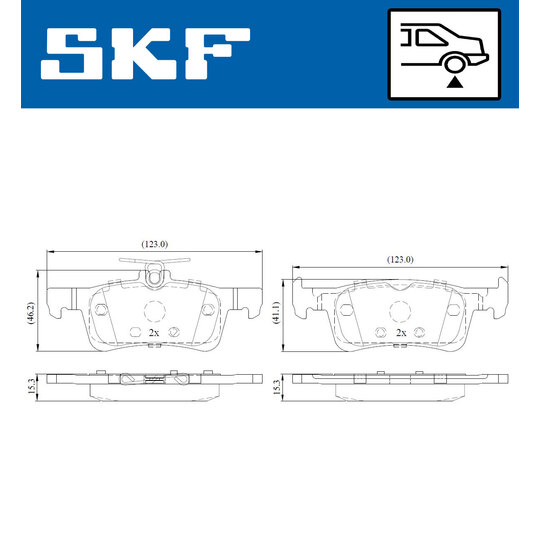 VKBP 90189 - Brake Pad Set, disc brake 