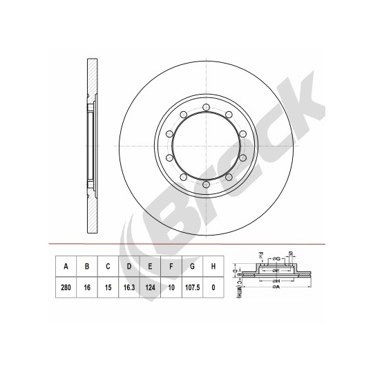 BR 066 SA100 - Brake Disc 