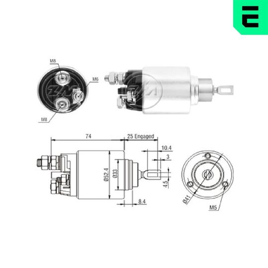 ZM1381 - Magnetlülitus, starter 