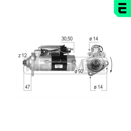 220575 - Startmotor 