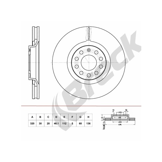 BR 390 VA100 - Brake Disc 