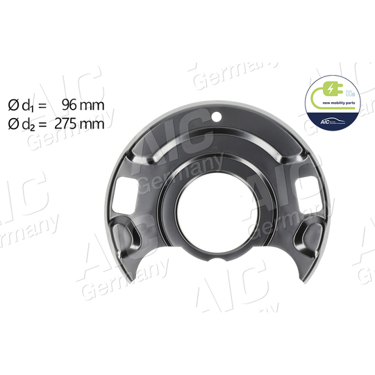 57070 - Splash Panel, brake disc 