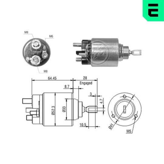 ZM371 - Magnetlülitus, starter 