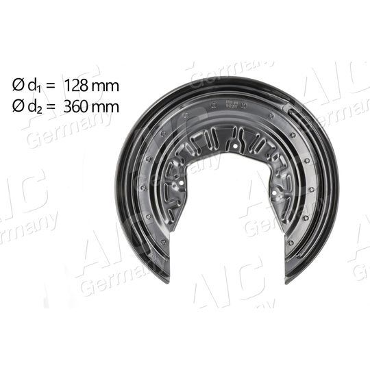 57010 - Splash Panel, brake disc 