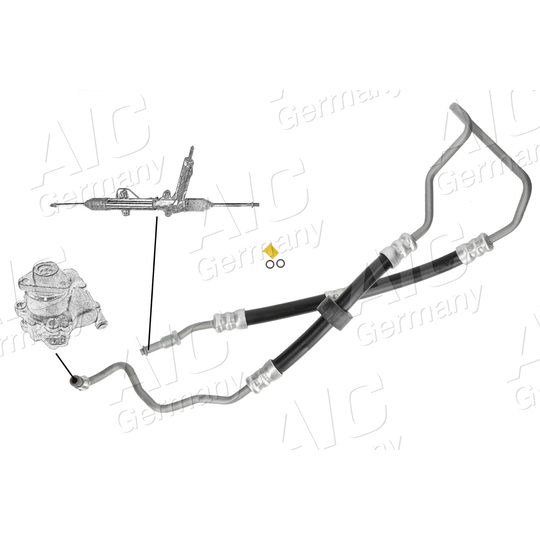 57677 - Hydraulic Hose, steering system 