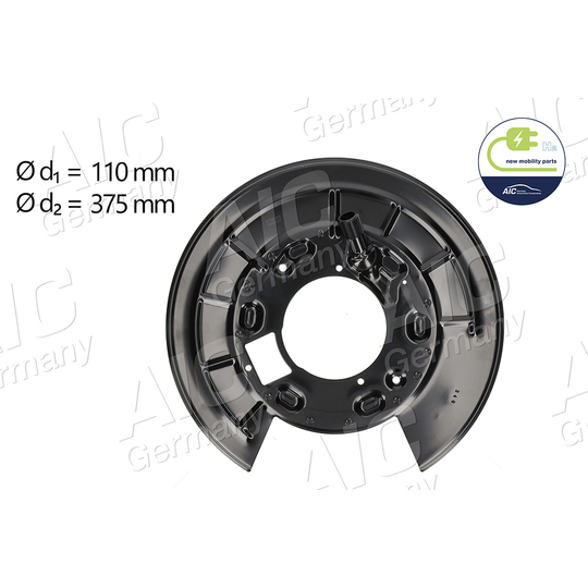 57785 - Splash Panel, brake disc 