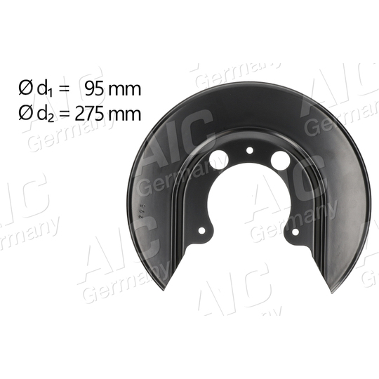 58102 - Splash Panel, brake disc 