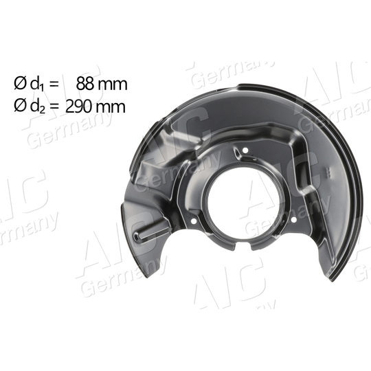 58272 - Splash Panel, brake disc 