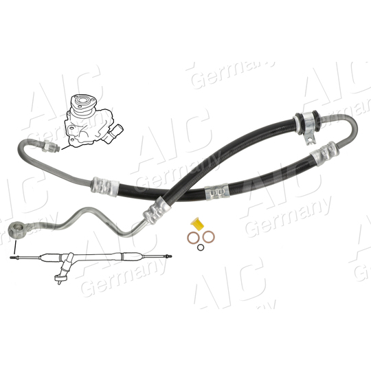 58595 - Hydraulic Hose, steering system 