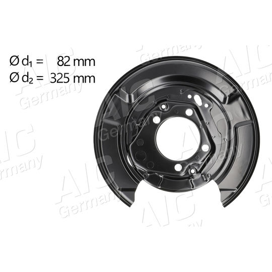 58906 - Splash Panel, brake disc 