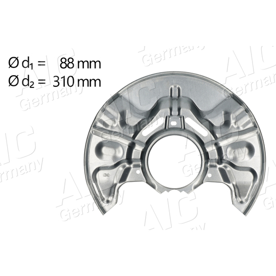 71387 - Splash Panel, brake disc 