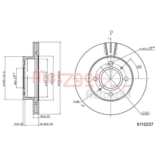 6110237 - Brake Disc 