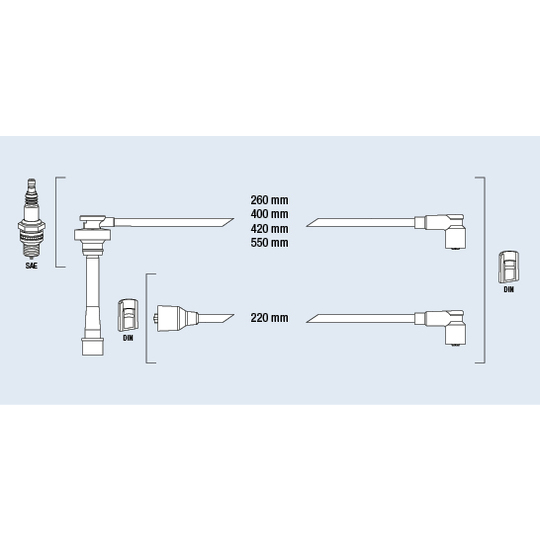 85385 - Ignition Cable Kit 