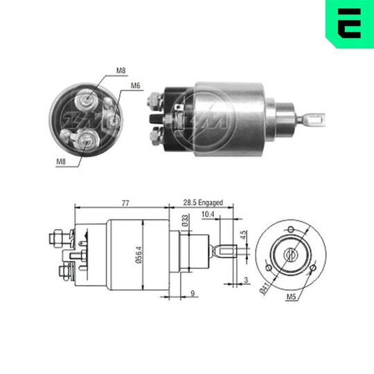 ZM6973 - Magnetlülitus, starter 