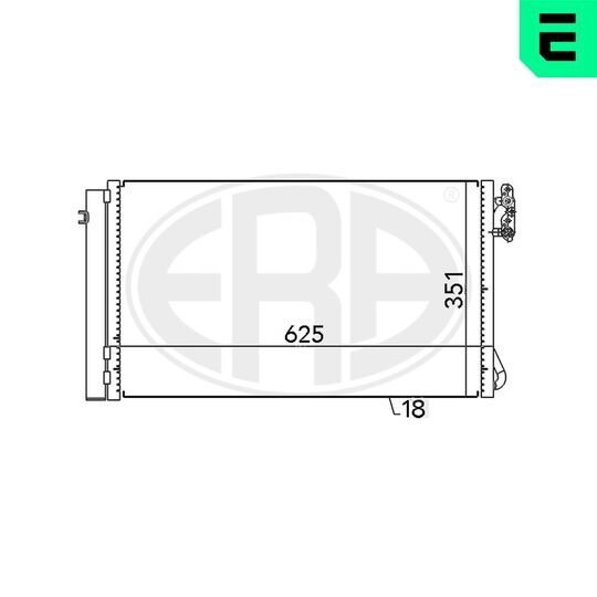 667104 - Condenser, air conditioning 